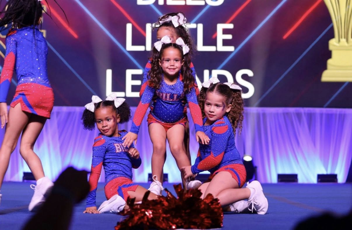 Little Legends performing on stage at nationals where they won 1st place